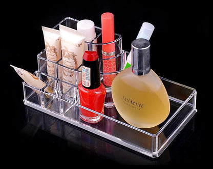 Clear Acrylic Makeup Organizer Storage for Cosmetics and Beauty Products