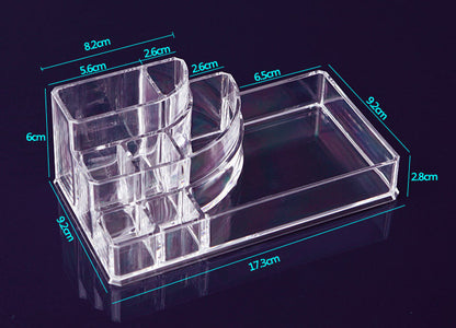 Clear Acrylic Makeup Organizer Storage for Cosmetics and Beauty Products