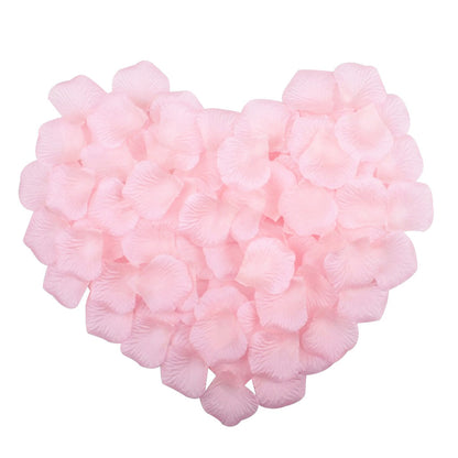 100 Pack Wedding Bridal Flower Rose Petals Cupid Pink Romantic Decor