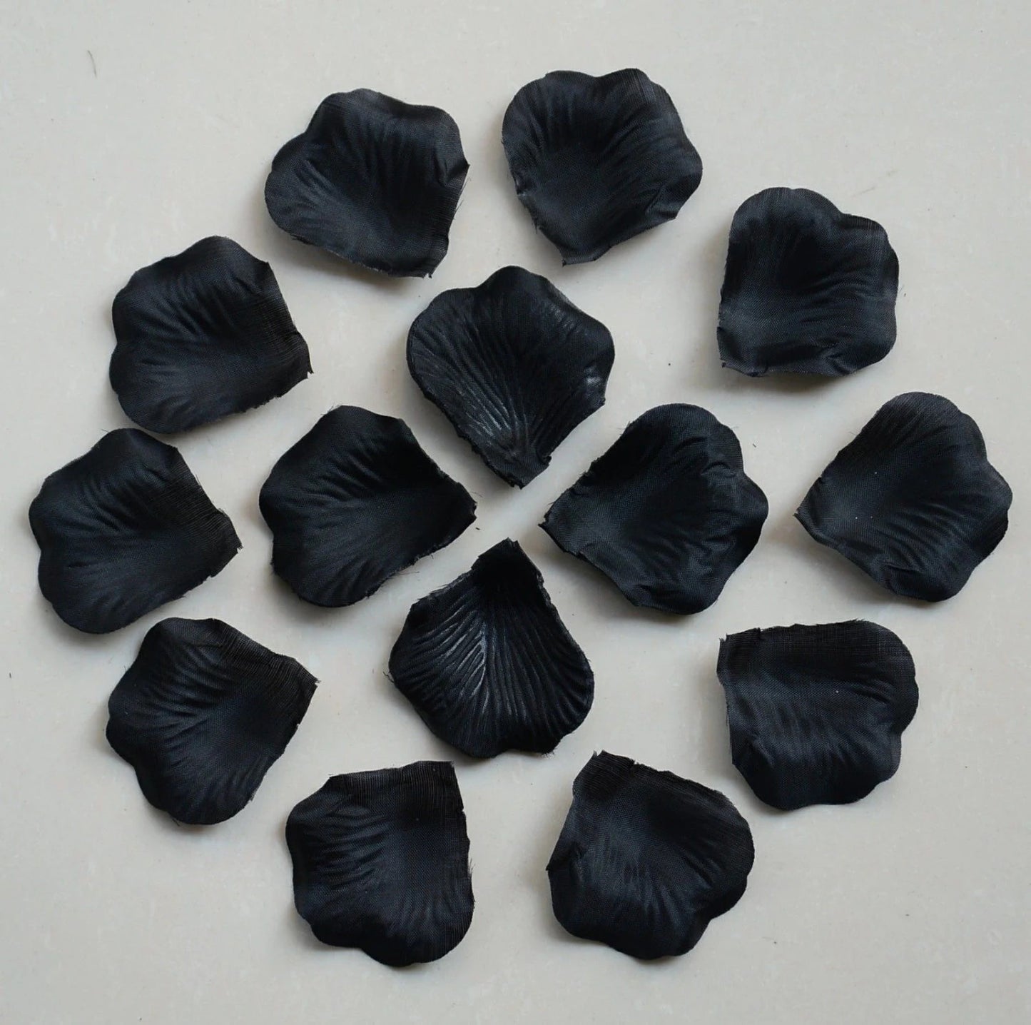 100 Pack Wedding Bridal Flower Rose Petals Elegant Black