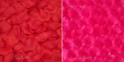 100 Pack Wedding Bridal Flower Rose Petals Hot Pink