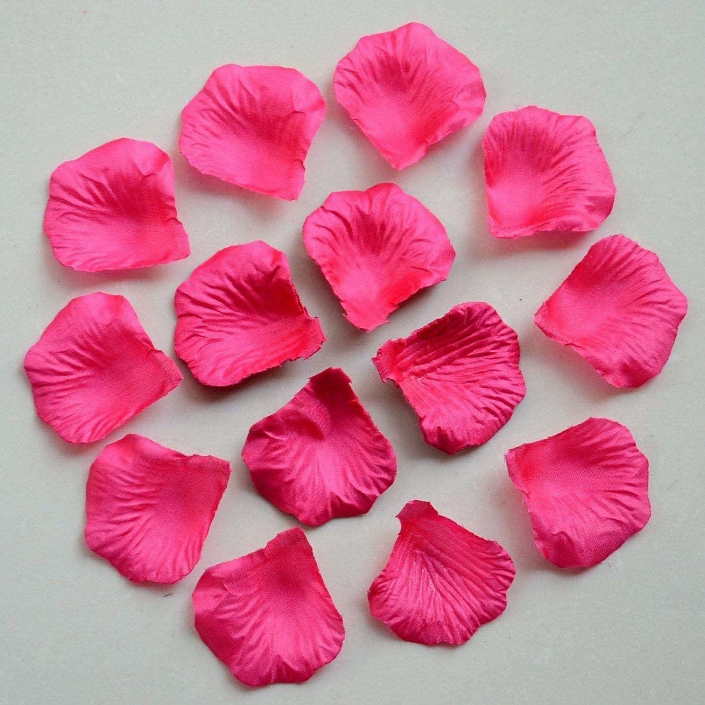 100 Pack Wedding Bridal Flower Rose Petals Hot Pink