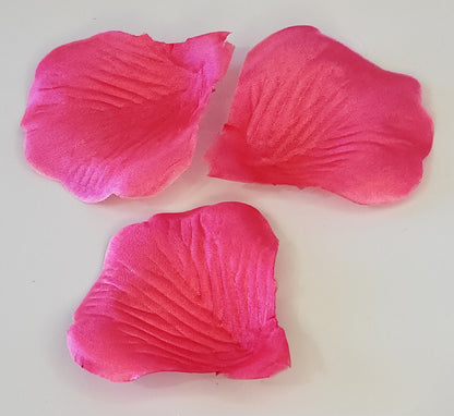 100 Pack Wedding Bridal Flower Rose Petals Hot Pink