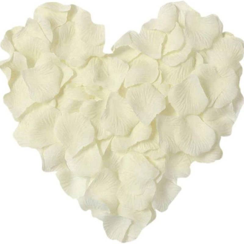 100 Pack Wedding Bridal Flower Rose Petals Ivory