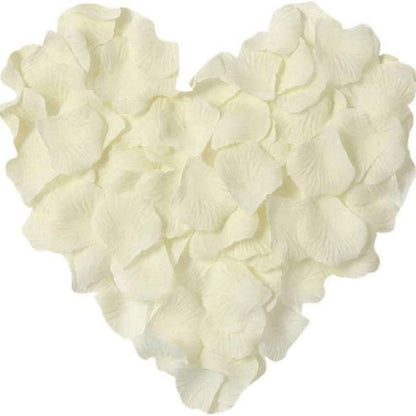 100 Pack Wedding Bridal Flower Rose Petals Ivory