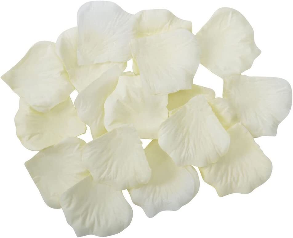 100 Pack Wedding Bridal Flower Rose Petals Ivory