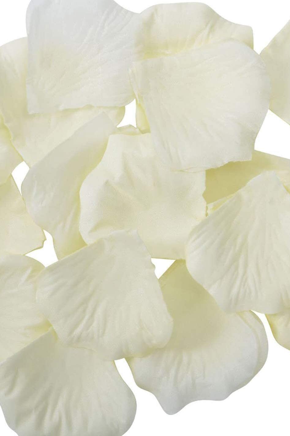 100 Pack Wedding Bridal Flower Rose Petals Ivory