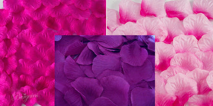 100 Pack Wedding Bridal Flower Rose Petals Royal Purple