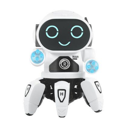 Dancing Robot Toy for Kids Interactive Fun White