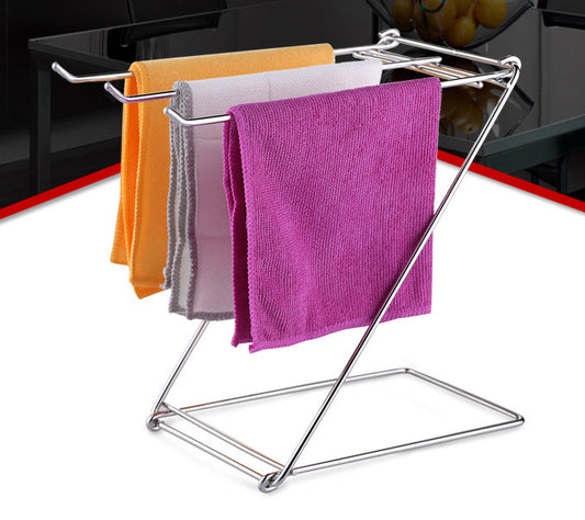 Mini Towel Hanger Storage Rack for Kitchen and Bathroom