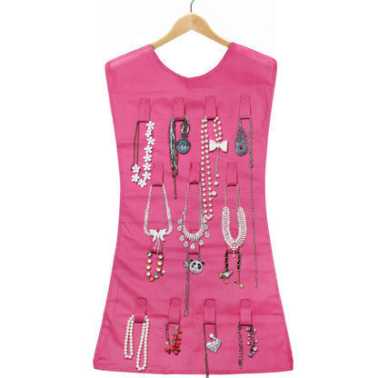 Adorable Dress Jewelry Storage Hanger Organizer