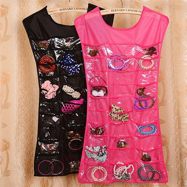 Adorable Dress Jewelry Storage Hanger Organizer