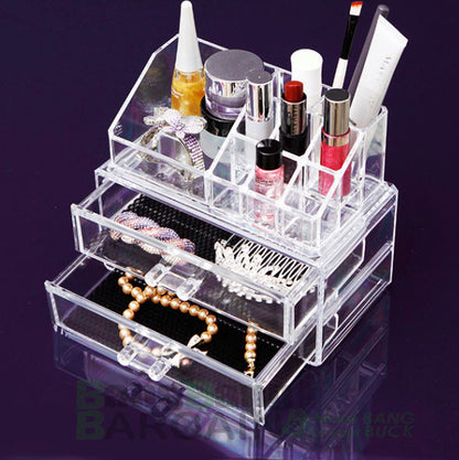 Premium Acrylic Makeup Organizer Jewelry Storage Box