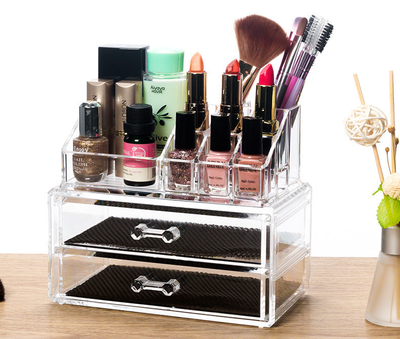 Premium Acrylic Makeup Organizer Jewelry Storage Box