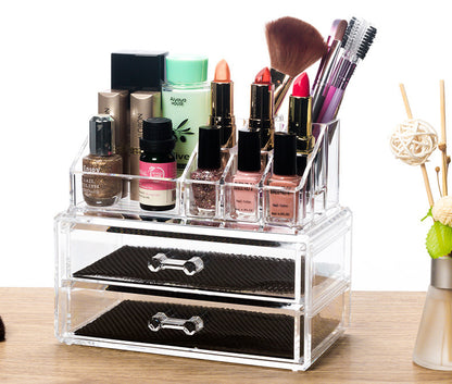 Premium Acrylic Makeup Organizer Jewelry Storage Box