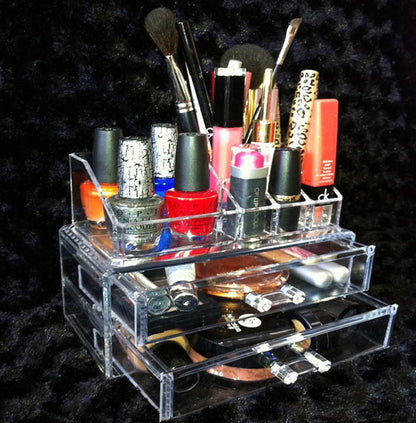 Premium Acrylic Makeup Organizer Jewelry Storage Box