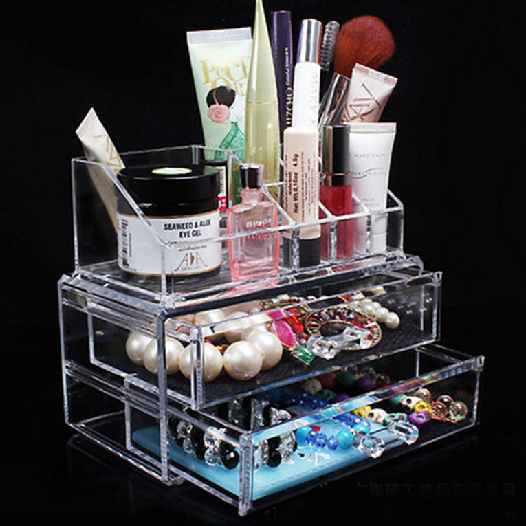 Premium Acrylic Makeup Organizer Jewelry Storage Box