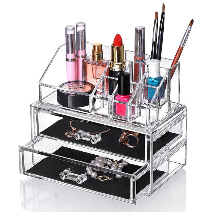 Premium Acrylic Makeup Organizer Jewelry Storage Box