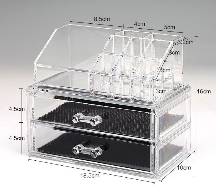 Premium Acrylic Makeup Organizer Jewelry Storage Box