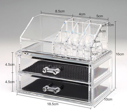 Premium Acrylic Makeup Organizer Jewelry Storage Box