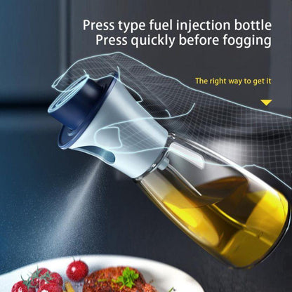 Premium Glass Oil Spray Bottle for Cooking and Salad Dressing