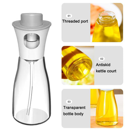 Premium Glass Oil Spray Bottle for Cooking and Salad Dressing