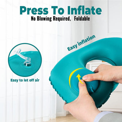 Ultimate Inflatable U-Shape Travel Neck Pillow for Maximum Comfort