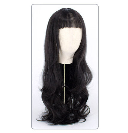 Natural Wavy Black Long Curly Hair Wig for Women