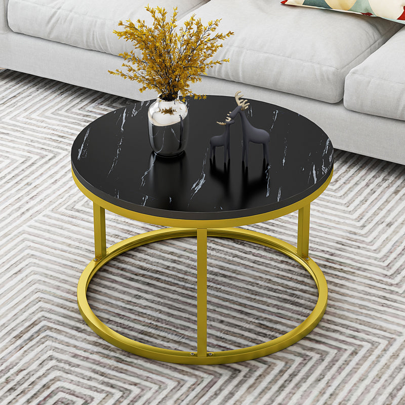 Luxor 2-in-1 Designer Marble Look Nested Coffee Tables