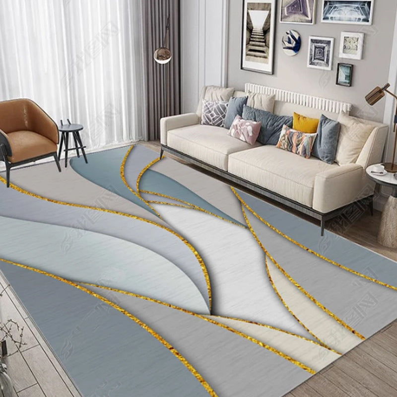 230 x 160 Large Modern Rug Stylish Design Easy-Care Carpet Mat