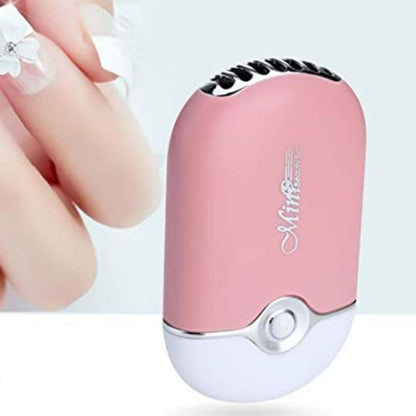 Stylish Portable Rechargeable Bladeless Handheld Cooling Fan Mini Aircon