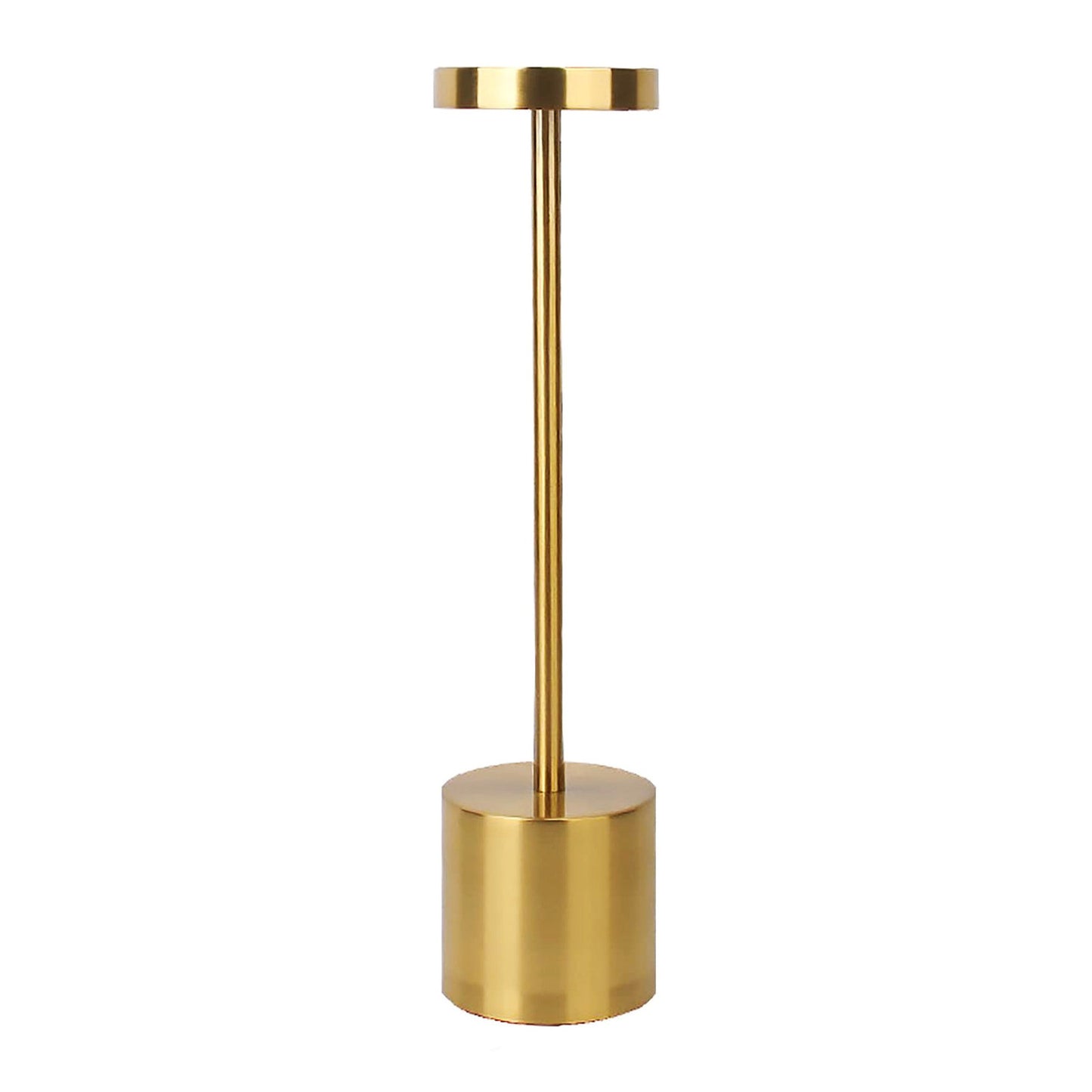 Tall Cordless LED Touch Sensor Table Lamp Modern Gold Design