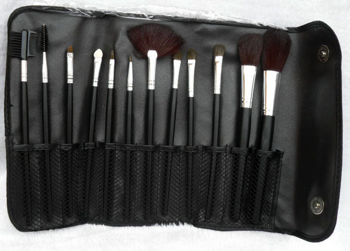 Professional Makeup Brush Set 12 Piece with Travel Case