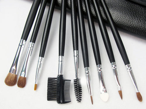 Professional Makeup Brush Set 12 Piece with Travel Case