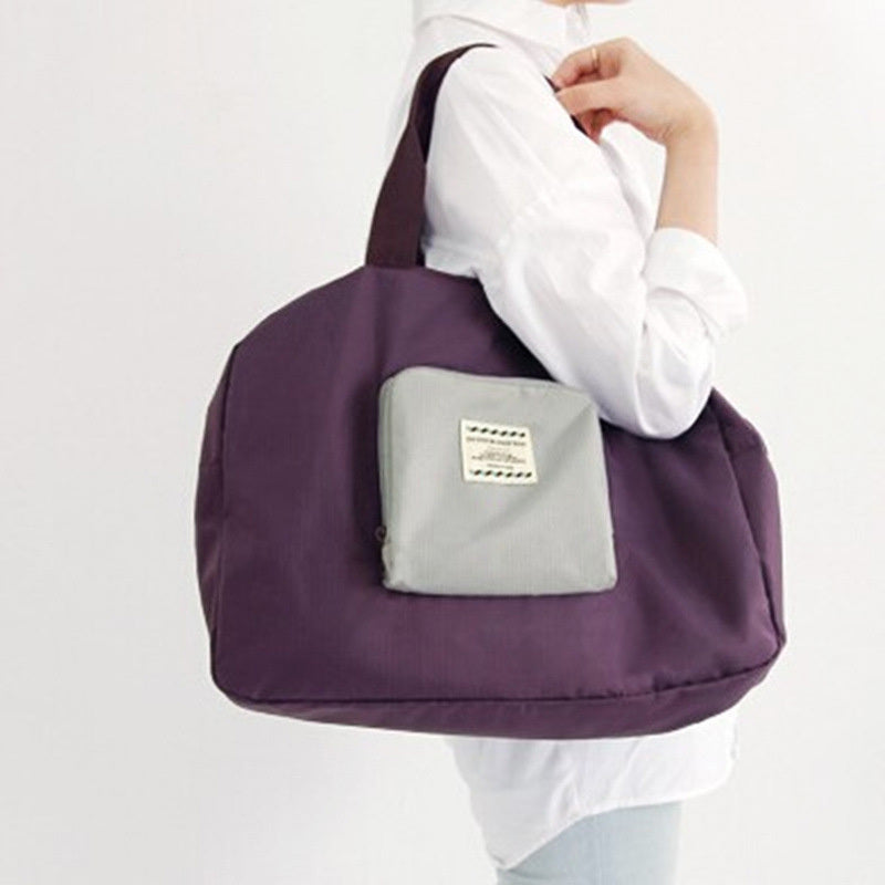 Foldable Shoulder Tote Bag for Shopping and Storage