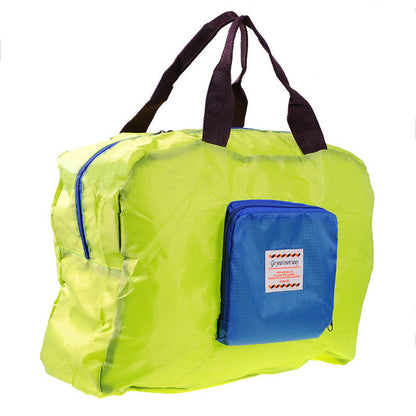 Foldable Shopping Bag Reusable Eco-Friendly Green Blue