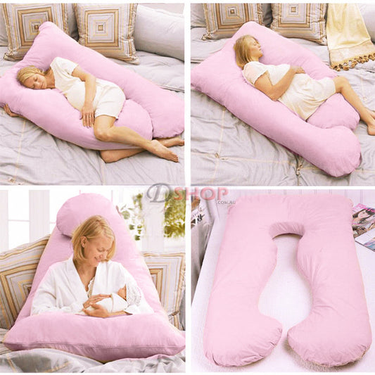 Comfort Support Body Pillow for Ultimate Relaxation Pink