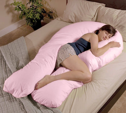 Comfort Support Body Pillow for Ultimate Relaxation Pink