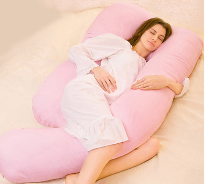 Comfort Support Body Pillow for Ultimate Relaxation Pink