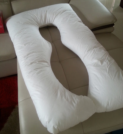 Large Comfort Support Body Pillow Beige