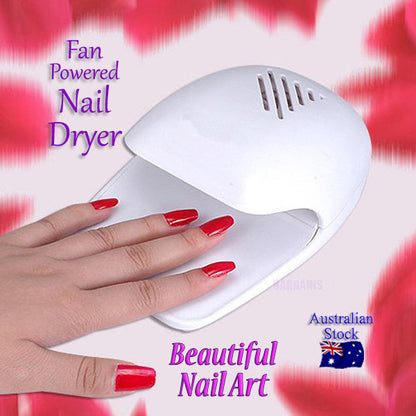 2 Pack Nail Dryer Fan for Salon Manicure Pedicure Nail Art