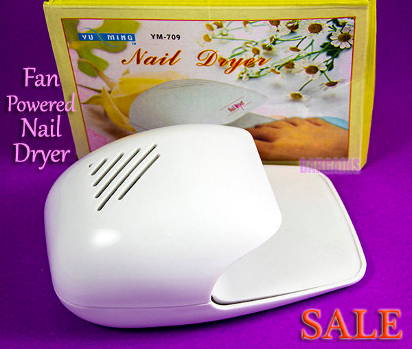 2 Pack Nail Dryer Fan for Salon Manicure Pedicure Nail Art