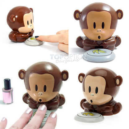 Monkey Nail Dryer Fan for Fast Nail Art Drying Manicure Pedicure