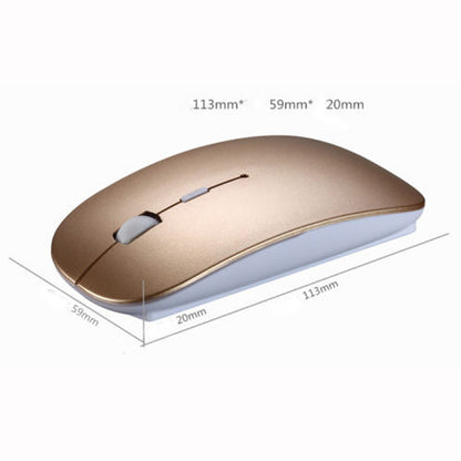 Ergonomic Wireless Keyboard and Mouse Combo Set Gold