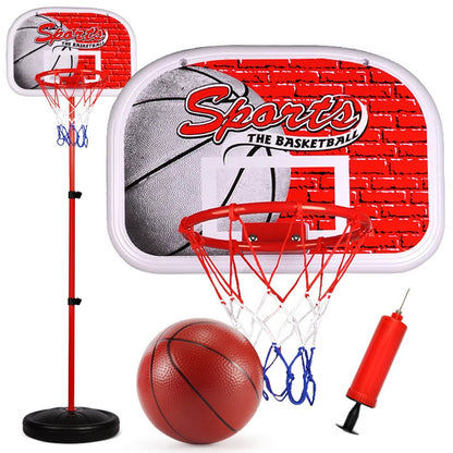 Adjustable Junior Basketball Hoop Set for Kids 1.6m