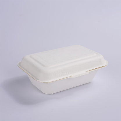 Pack of 50 Biodegradable Disposable Food Containers with Lid Eco-Friendly