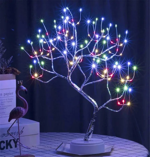 108 LED Colorful Firefly Fairy Light Spirit Tree Lamp