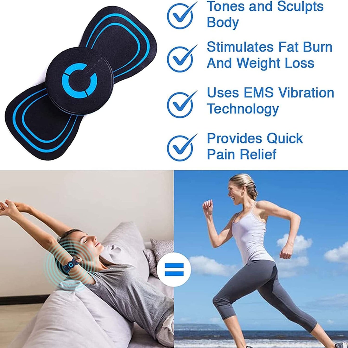 EMS Neck Massager Pain Relief Device for Cervical Vertebrae with Tens Therapy