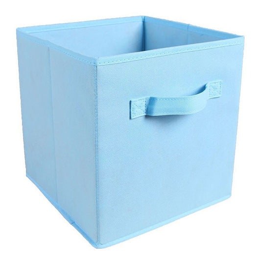 Collapsible Foldable Storage Cube Organizer Sky Blue