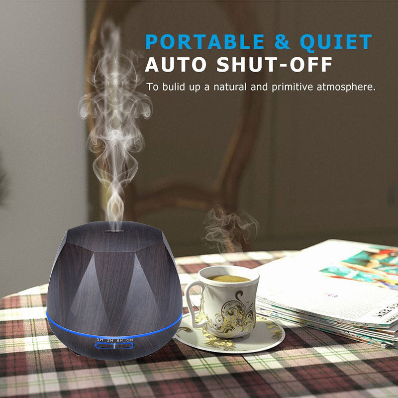 Multifunction Humidifier Diffuser with LCD Display and Remote Control